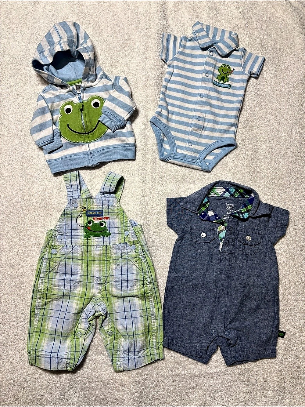 Carter's Baby Frog 4-Piece Outfit Set
